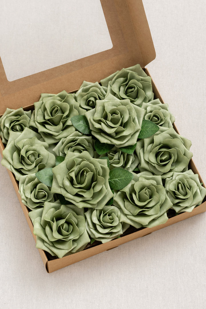 2.5” & 3.5" Mixed Foam Avalanche Rose with Stem