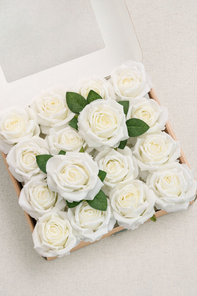 3.5" Silk Vendela Rose with Stem