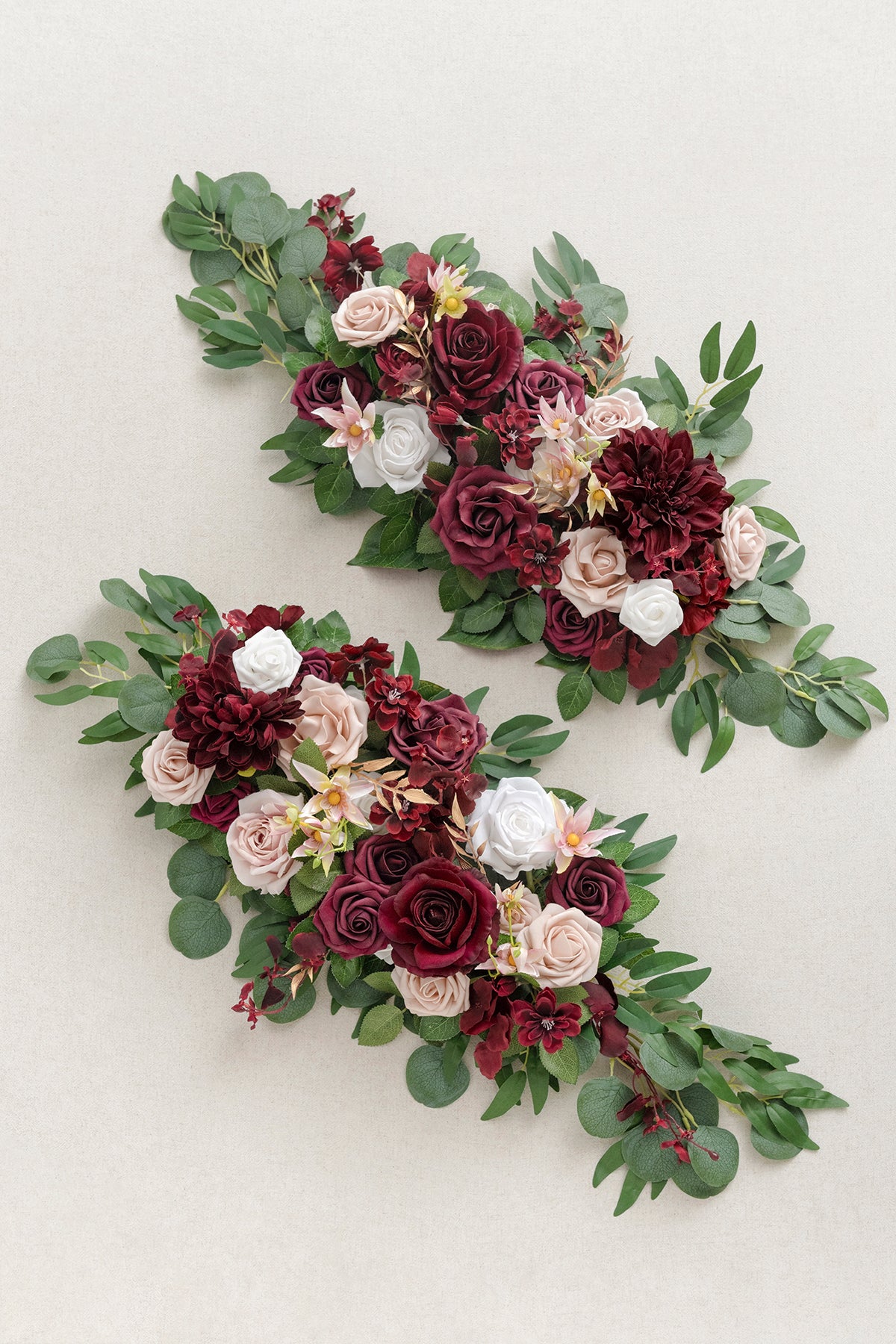 Flower Arrangements for Arch Decor in Romantic Marsala | Clearance