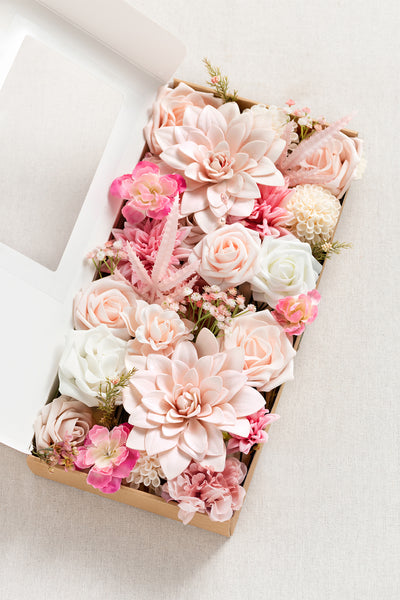 DIY Designer Flower Boxes in Passionate Pink & Blush