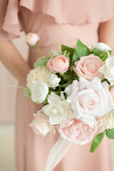 Pre-Arranged Bridal Flower Package in Blush & Cream
