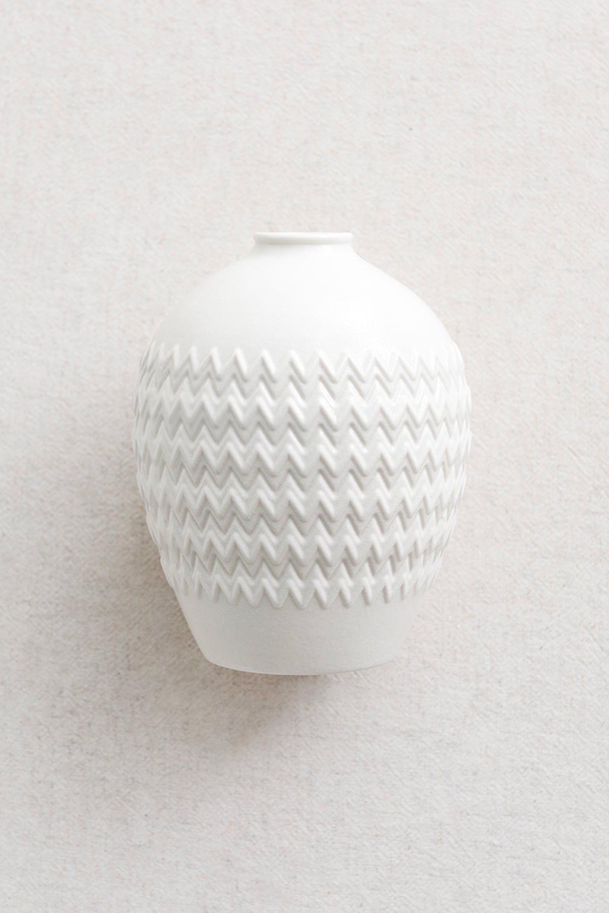 Embossed Vintage Vase in Moody Burgundy & Black | CLEARANCE