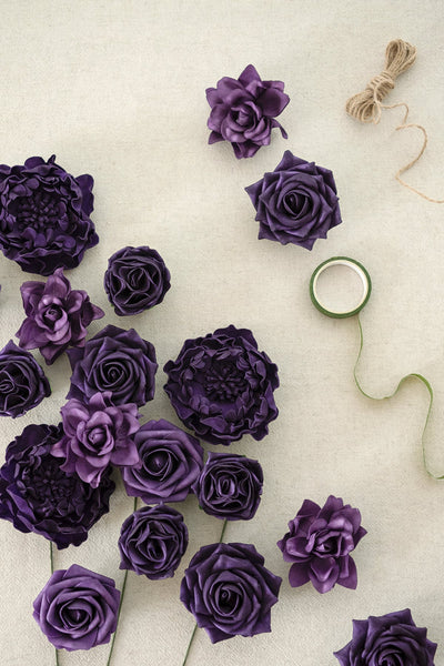 Lilac Purple Designer Flower Boxes
