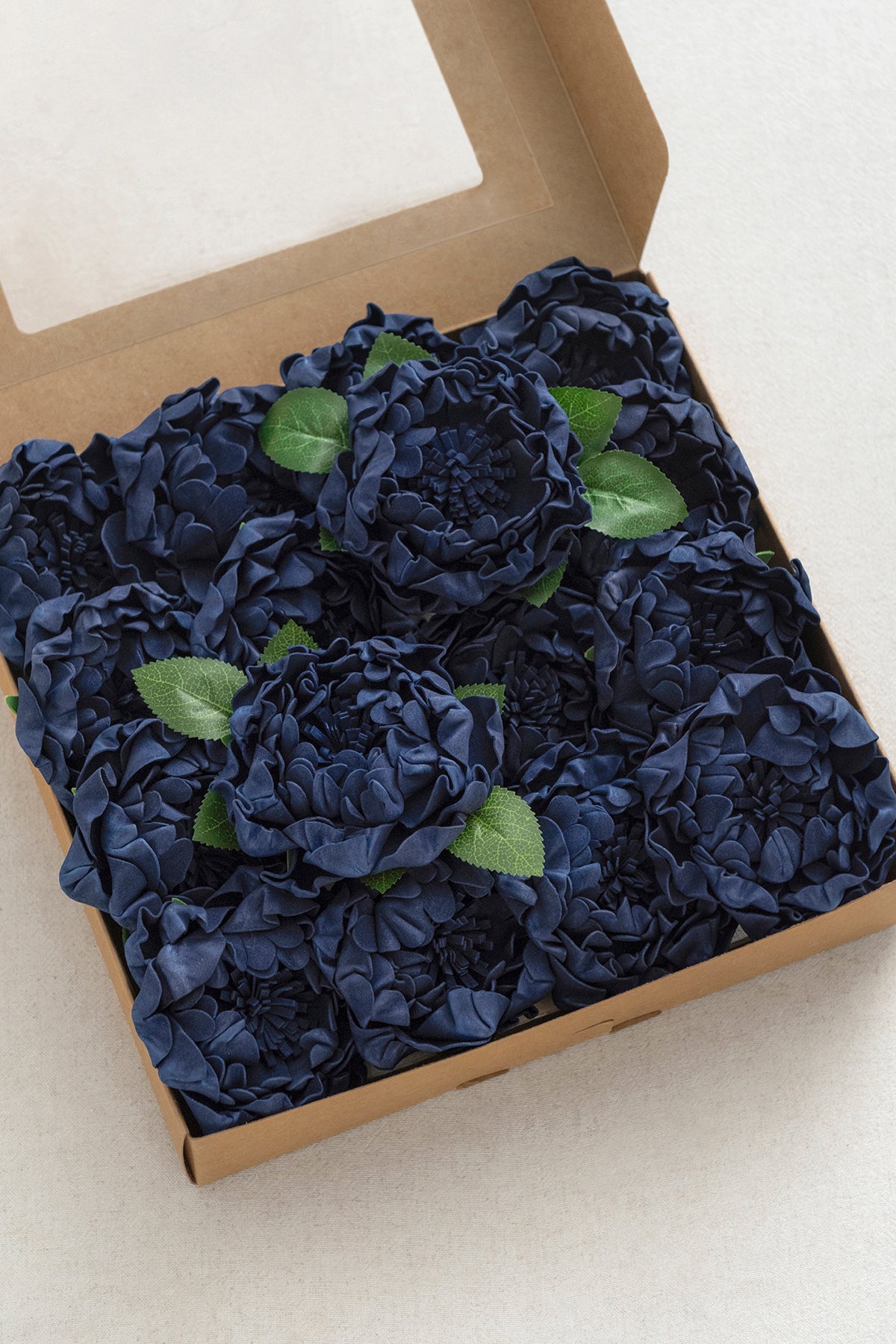 DIY Supporting Flower Boxes in Dusty Blue & Navy
