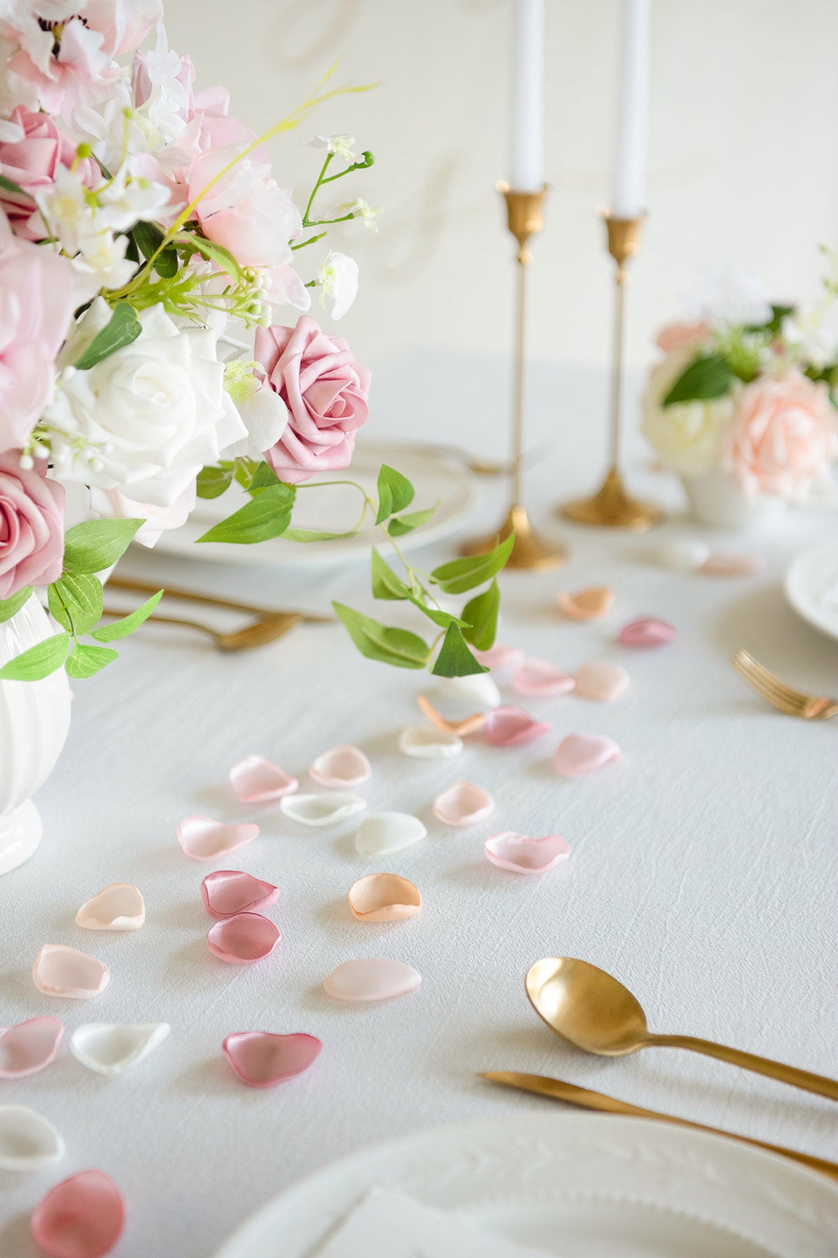 Silk Rose Petals - Rose Gold Fantasy