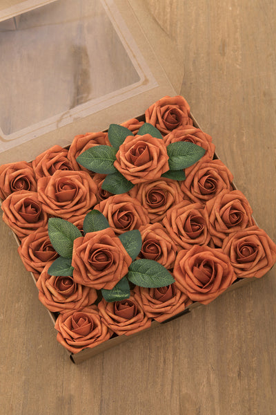 DIY Supporting Flower Boxes in Black & Pumpkin Orange