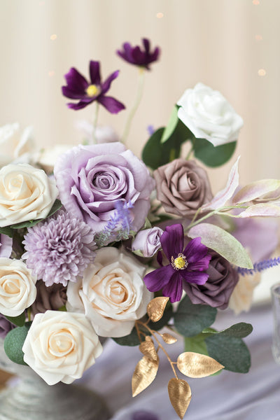 Lilac Purple Designer Flower Boxes