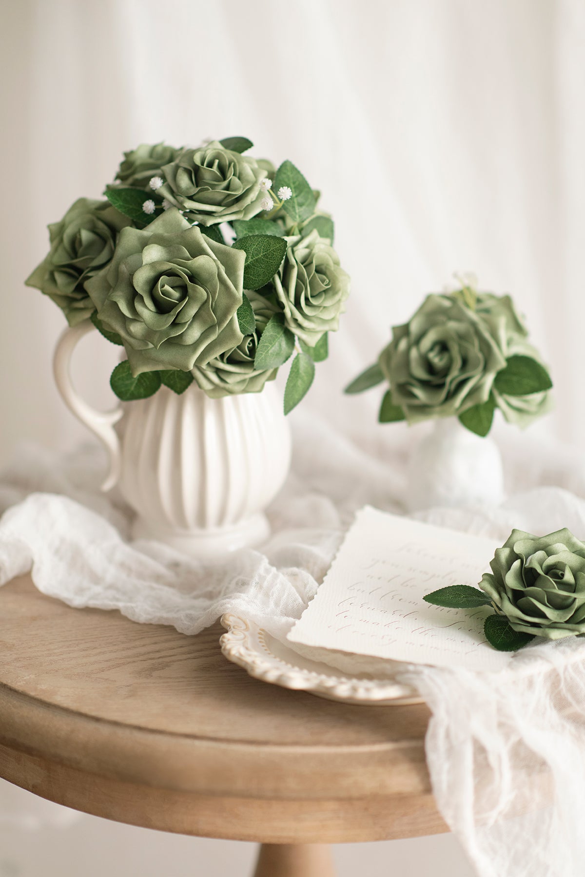 2.5” & 3.5" Mixed Foam Avalanche Rose with Stem