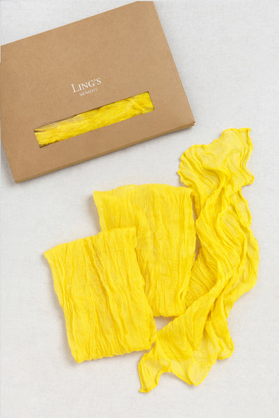 Cheesecloth Napkins in Lemonade Yellow