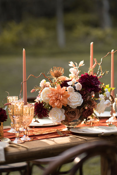 Burgundy & Marsala Designer Flower Boxes