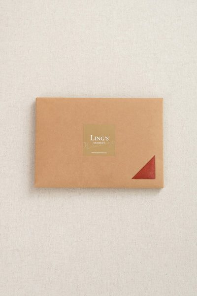 Table linens in Sunset Terracotta