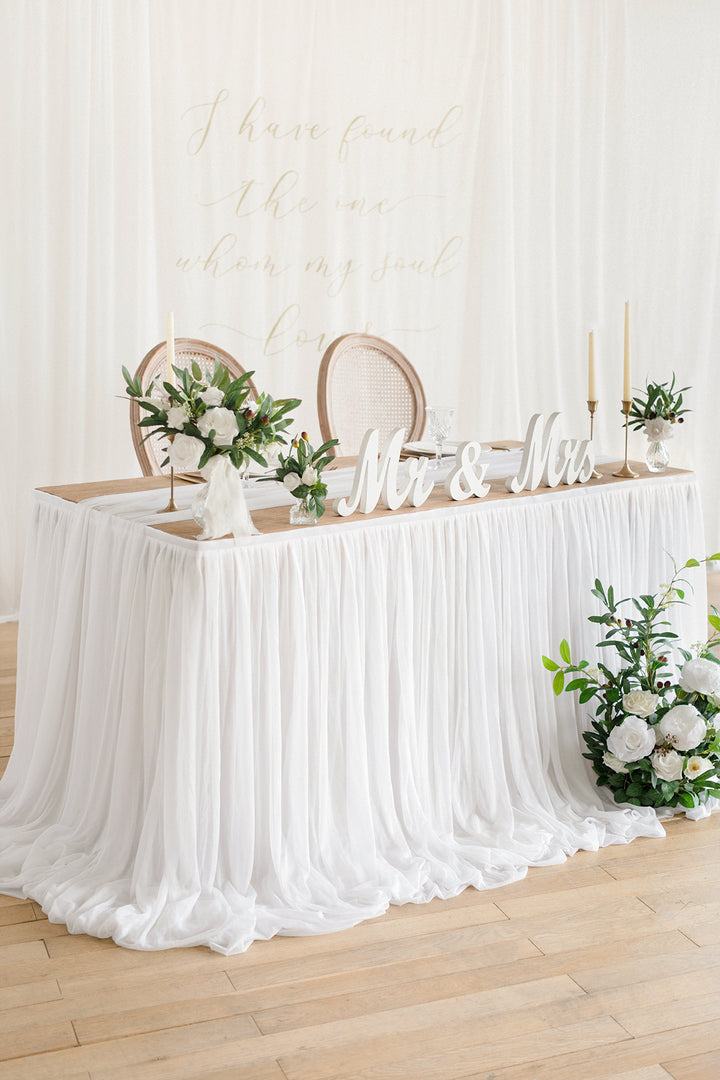 Ruched table skirt hotsell