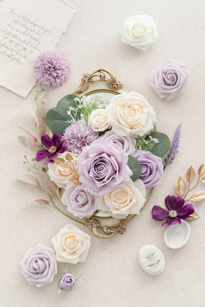 Lilac Purple Designer Flower Boxes