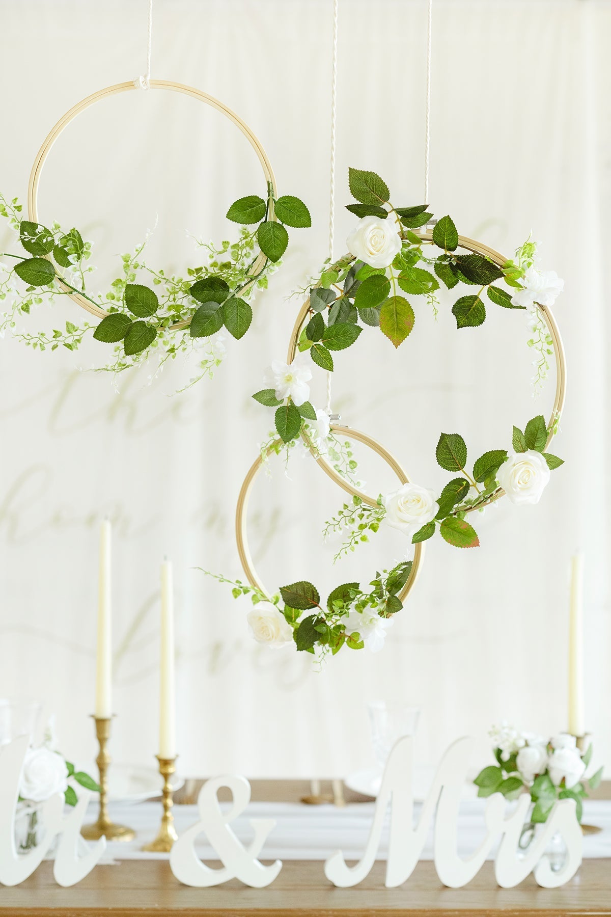 Greenery Wreath in White & Sage | Clearance