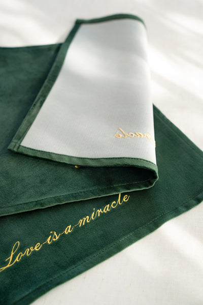 Placemats in Olive Green
