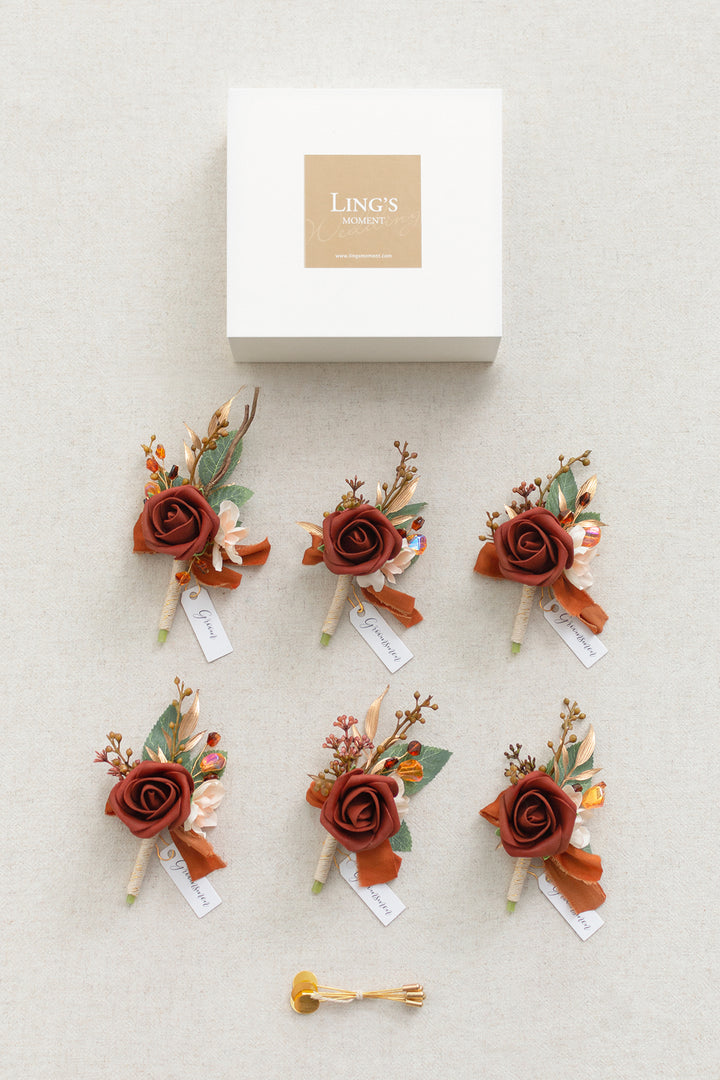 Flash Sale | Boutonnieres in Amber
