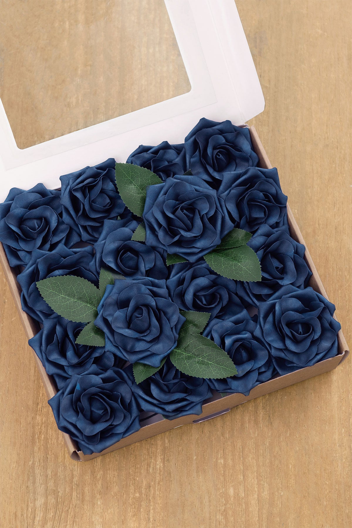 3.5" Foam Avalanche Rose with Stem - 7 Colors