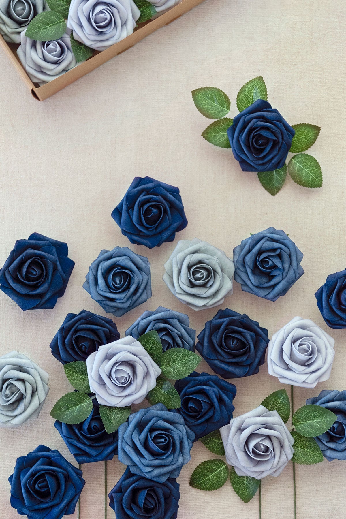 3" Foam Rose with Stem - 66 Colors