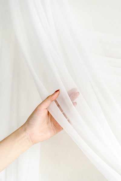 Wedding Arch Drapes in White & Sage