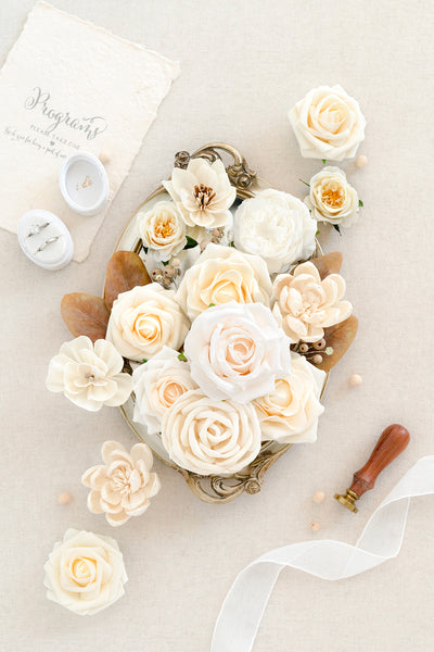 White rose bridal bouquet with crystal pins  White rose wedding bouquet,  Rose bridal bouquet, Gold wedding bouquets