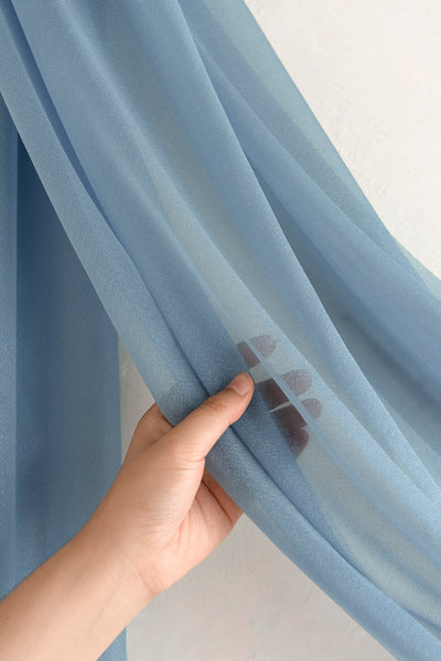 Wedding Arch Drapes in Dusty Rose & Navy