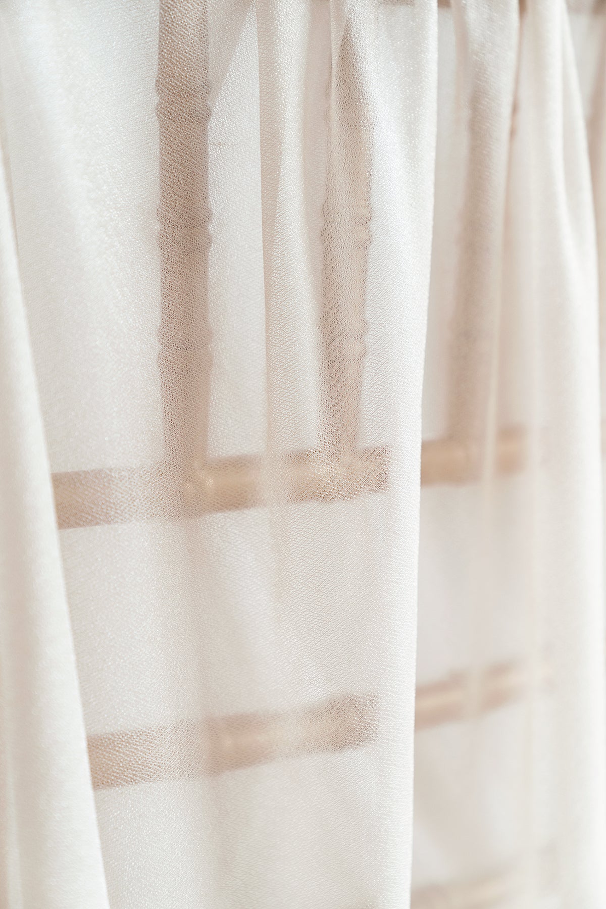 2 Panels Sheer Wedding Arch Draping 30" w x 32ft