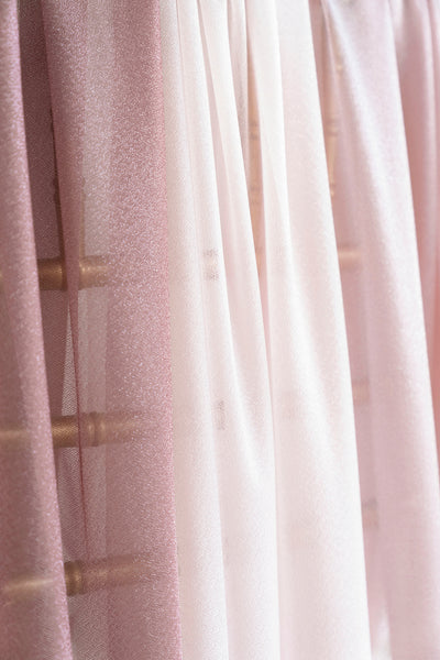 Sheer Backdrop Curtain Panels 14.5" x 10ft