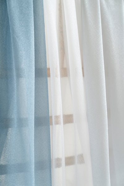 Sheer Wedding Arch Draping 30" w x 20ft  - Ombre Colors
