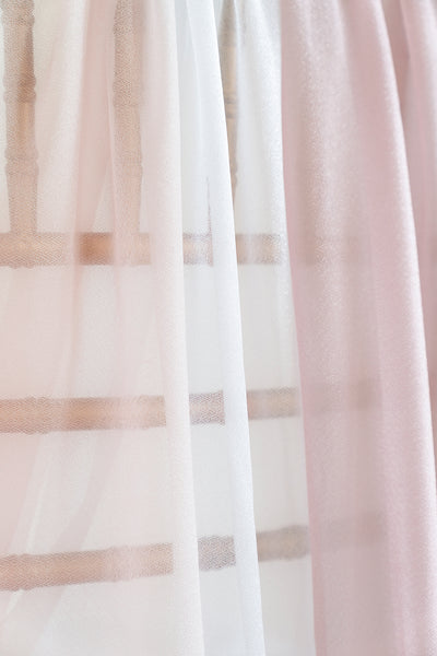 Wedding Arch Drapes in Blush & Cream