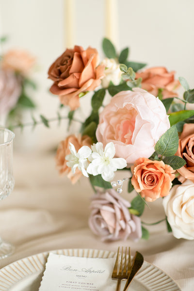 Orange & Terracotta Designer Flower Boxes