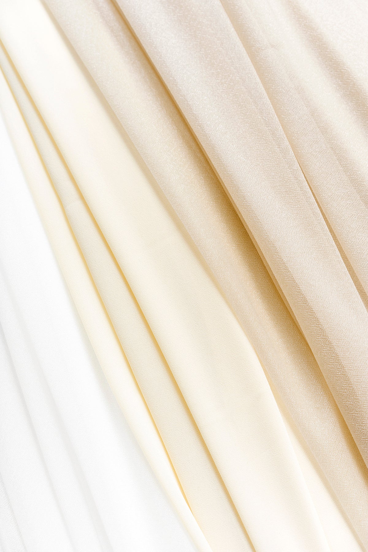 Sheer Wedding Arch Draping 30" w x 20ft  - Ombre Colors