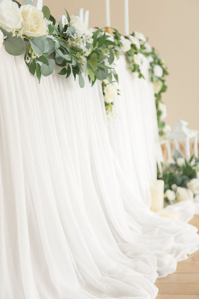 Table Skirt for Head Table/Sweetheart Table