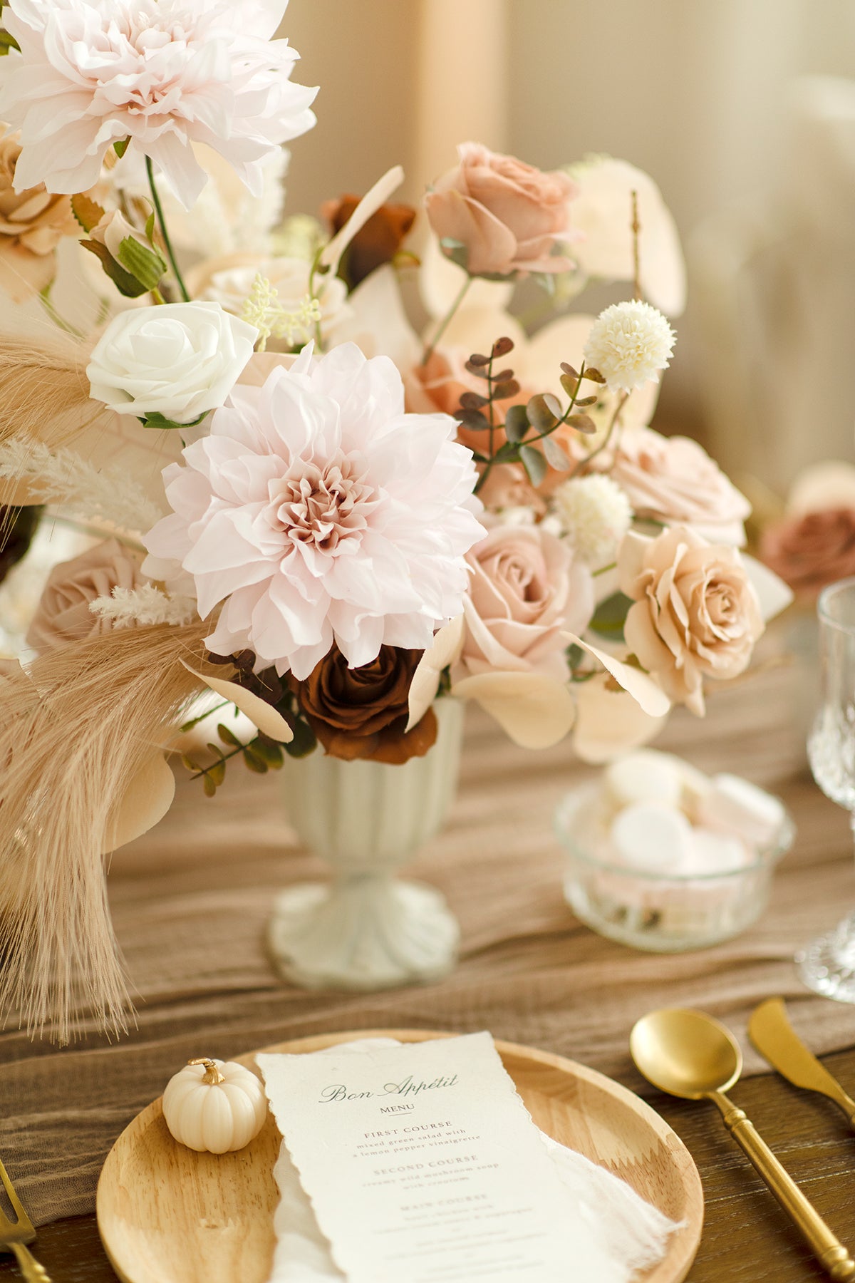 DIY Designer Flower Boxes in White & Beige