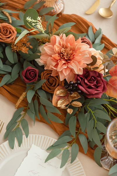 6ft Flower Garland in Amber