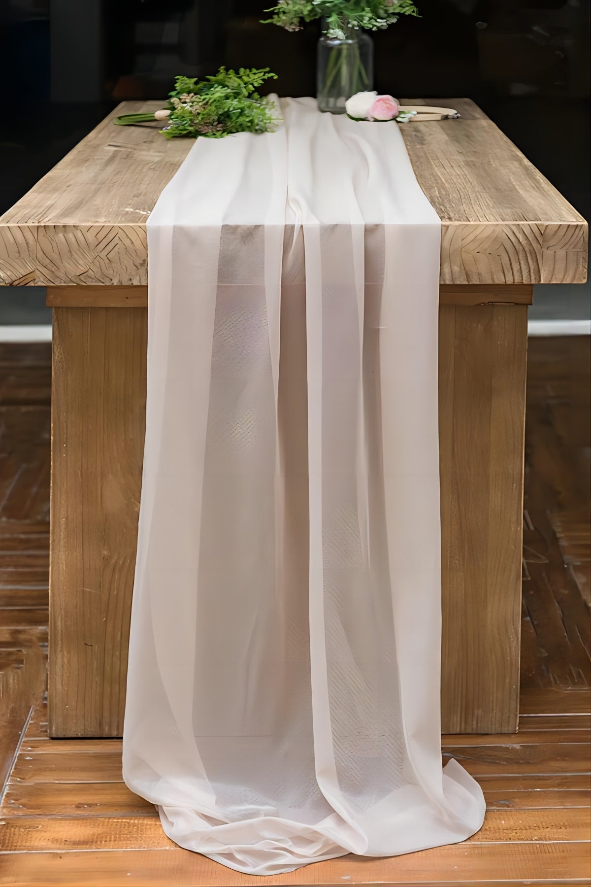 Table Linens in Blush & Cream