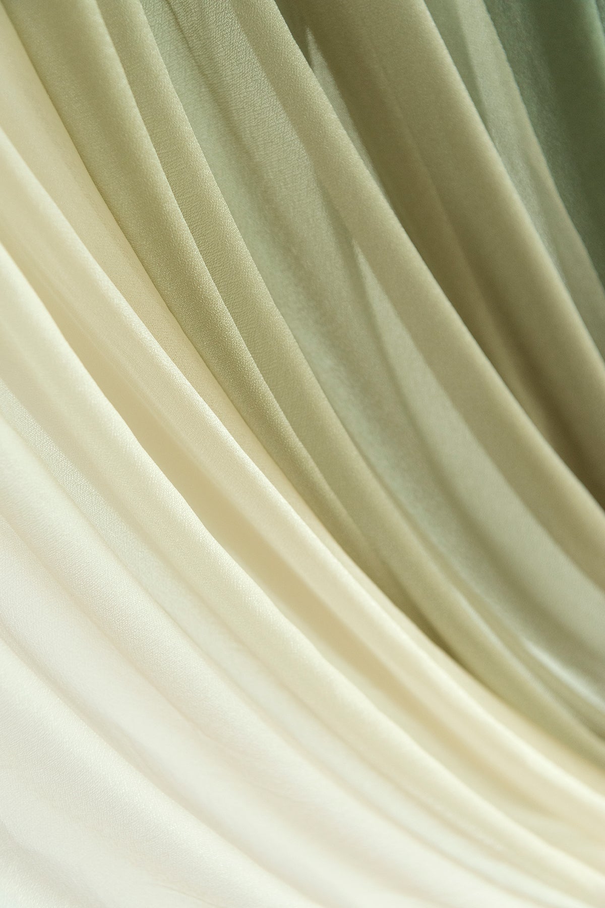 Wedding Arch Drapes in White & Sage