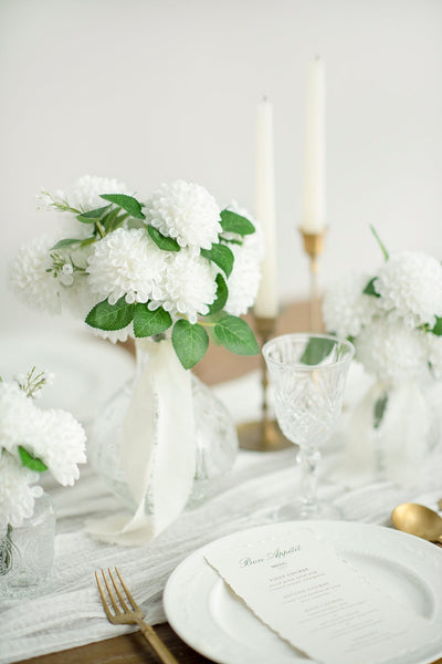 DIY Supporting Flower Boxes in Christmas Red & Sparkle