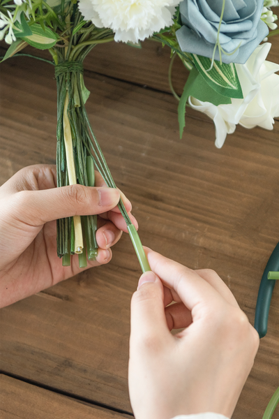 DIY Supporting Flower Boxes in Romantic Marsala