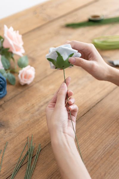 DIY Supporting Flower Boxes in Romantic Marsala