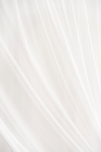 Wedding Backdrop Curtains in White & Sage