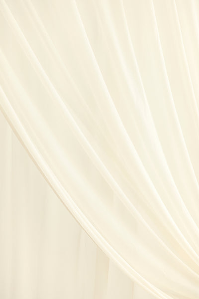 2-Layer Wedding Backdrop Curtains 59" x 10ft (Set of 2)