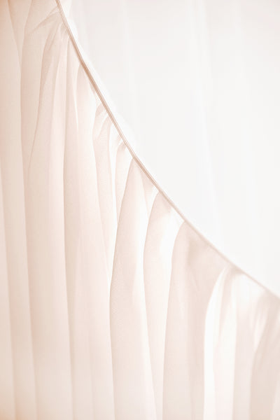 Wedding Arch Drapes in Dusty Rose ＆ Cream