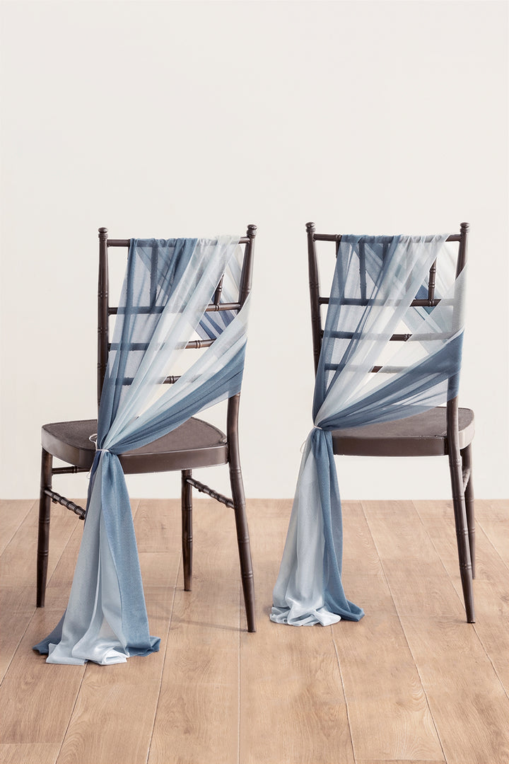 Aisle & Chair Decor Set in Dusty Blue & Navy