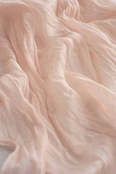 Cheesecloth Napkins & Table Runner Set in Blush & Cream