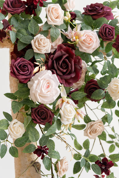 Flat Arch Flower in Romantic Marsala | Clearance