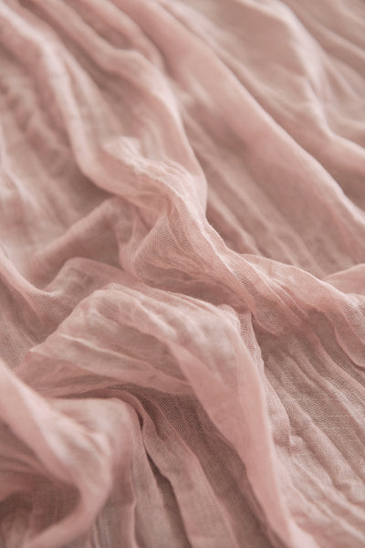 Table Linens in Dusty Rose & Navy