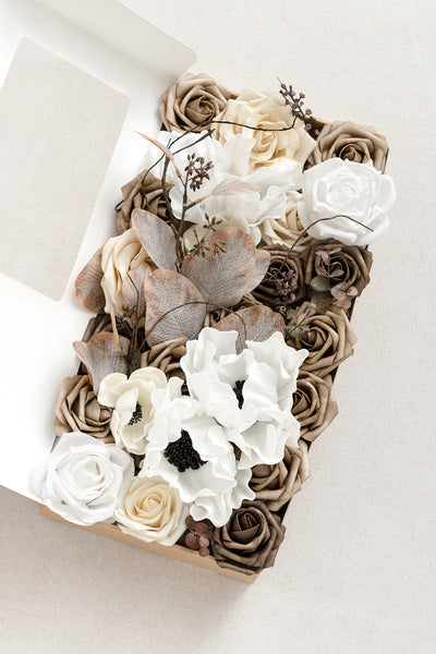 Natural White & Ivory Designer Flower Boxes