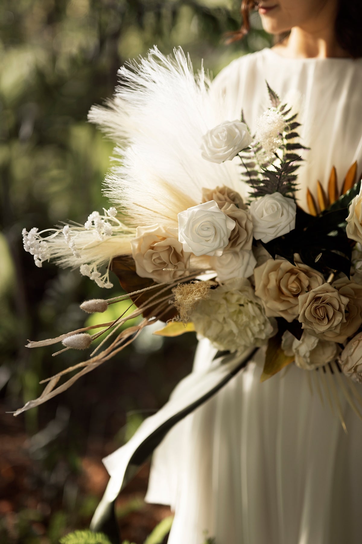 DIY Designer Flower Boxes in White & Beige