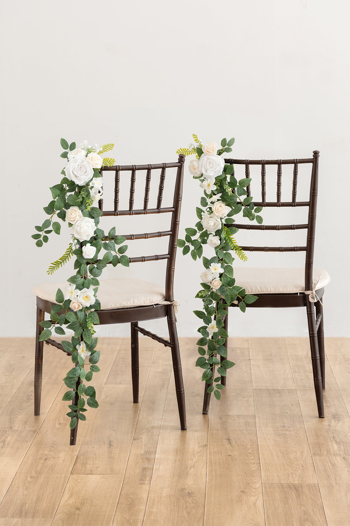 Wedding Hanging Chair Back Decoration in White & Sage