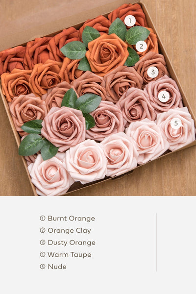 3" Foam Rose with Stem - 66 Colors